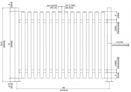 72 inch Normal Fence