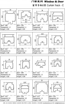 Curtain Track - C 3