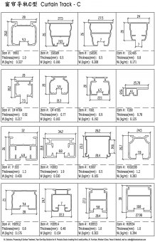 Curtain Track - C 6