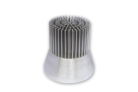 Forged LED lamp heat sink 1