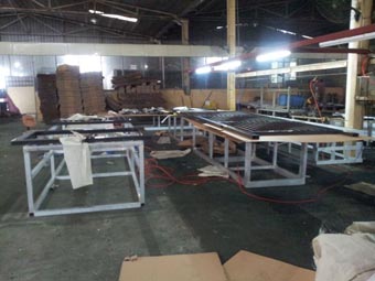 Shutter production line