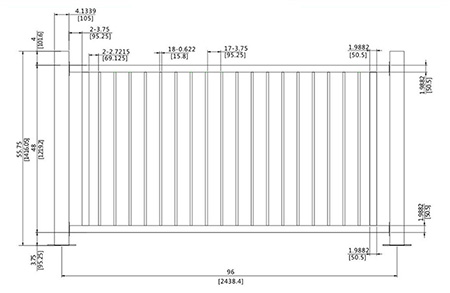 48 inch fence